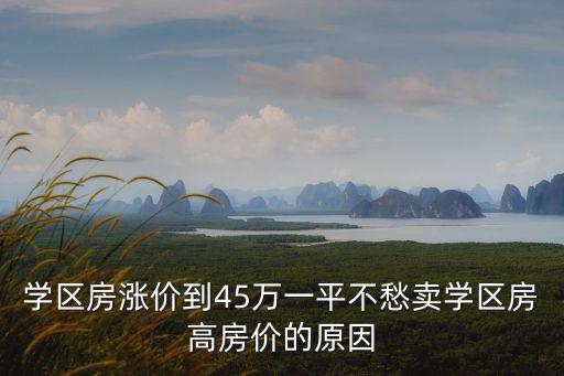 南京学区房为什么一直涨，南京河西的房价为什么涨得那么快