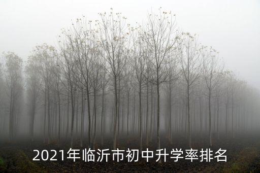 2021年临沂市初中升学率排名