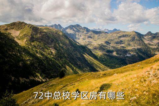 72中总校学区房有哪些