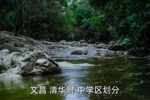 文昌 清华附 中学区划分