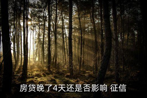 房产抵押贷款逾期几天上征信,征信有逾期可以办理房产抵押贷款吗