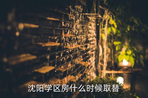 沈阳学区房什么时候取替
