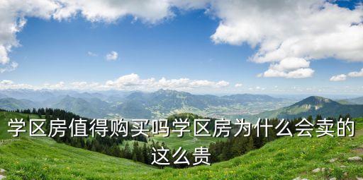 学区房为什么这么贵呢，学区房为何这么贵