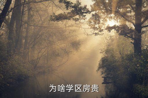 为啥学区房贵