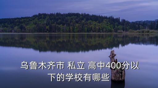  乌鲁木齐市 私立 高中400分以下的学校有哪些