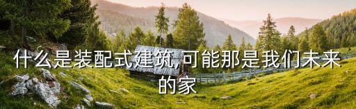 组装式房子,快速组装式房子