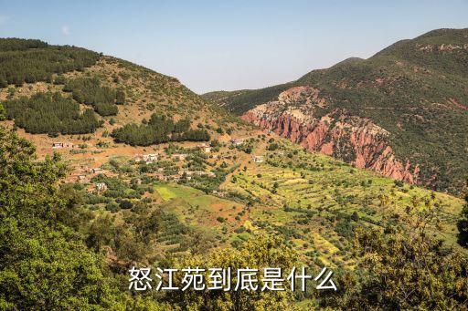怒江苑到底是什么