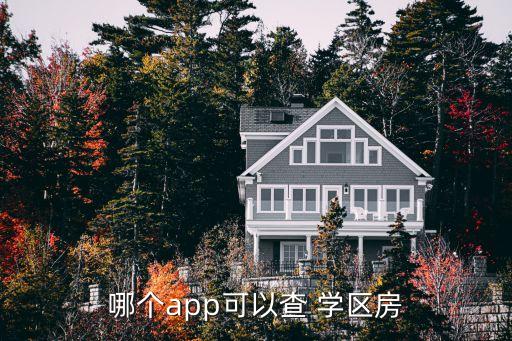 哪个app可以查 学区房