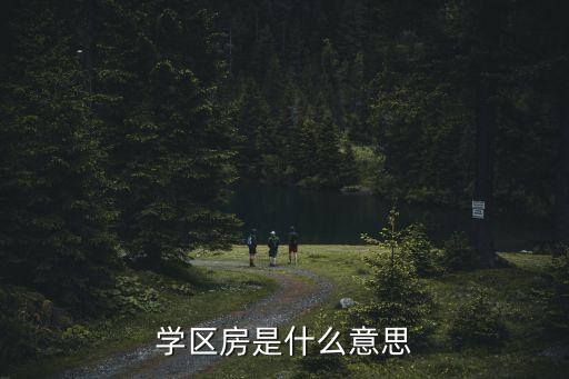 学区房是什么意思