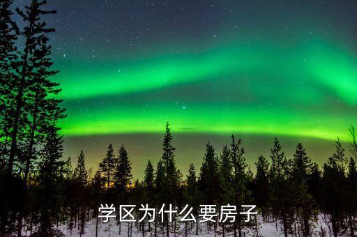 学区为什么要房子