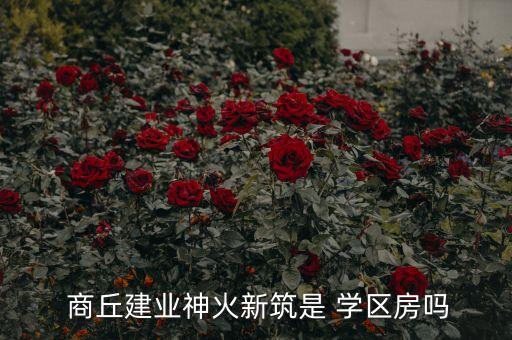 商丘全部学区房有哪些楼盘