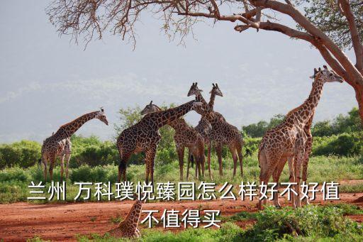  兰州 万科璞悦臻园怎么样好不好值不值得买