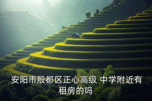  安阳市殷都区正心高级 中学附近有租房的吗