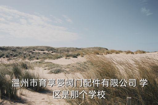 温州初中有哪些好的学区房