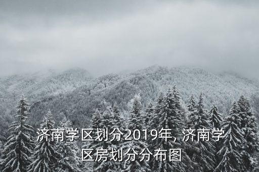  济南学区划分2019年, 济南学 区房划分分布图