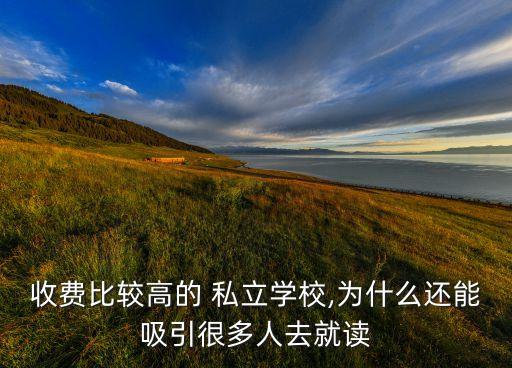收费比较高的 私立学校,为什么还能吸引很多人去就读