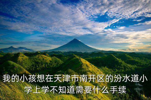 我的小孩想在天津市南开区的汾水道小学上学不知道需要什么手续