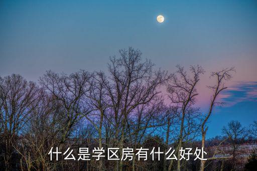 什么是学区房有什么好处