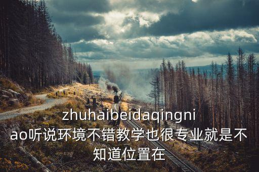 zhuhaibeidaqingniao听说环境不错教学也很专业就是不知道位置在