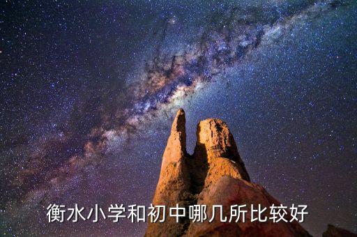 衡水小学和初中哪几所比较好