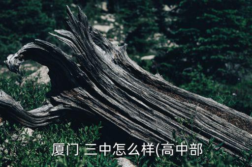 厦门三中的学区房怎么样