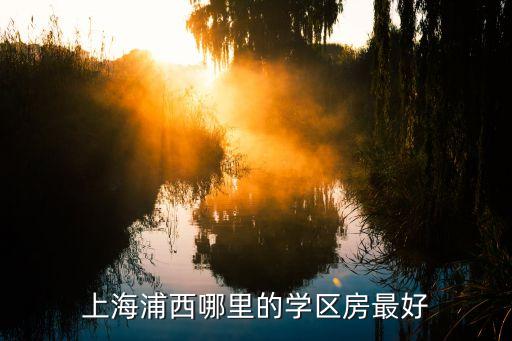 上海浦西哪里的学区房最好