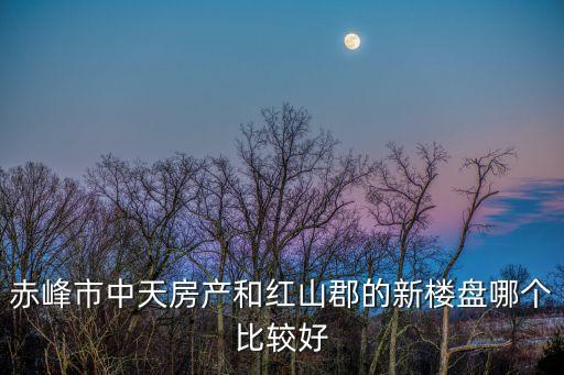 赤峰市中天房产和红山郡的新楼盘哪个比较好