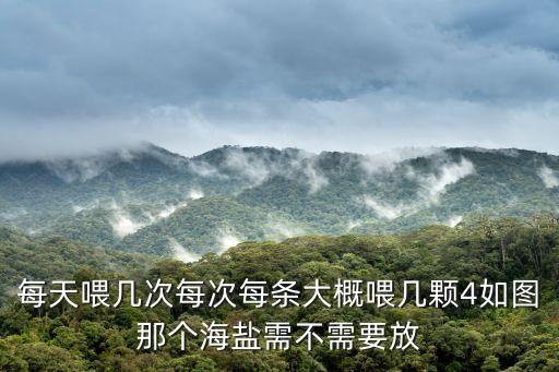 每天喂几次每次每条大概喂几颗4如图那个海盐需不需要放