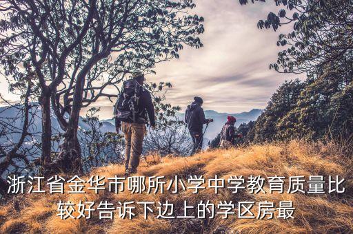 金华学区房哪个最好，华欣花园的学区是哪里