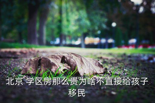 发达国家怎么解决学区房