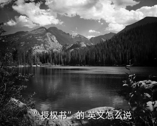 经销商授权书范本 英文,产品代理授权书范本英文