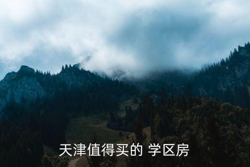 天津值得买的 学区房