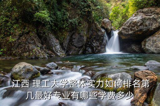  江西 理工大学整体实力如何排名第几最好专业有哪些学费多少