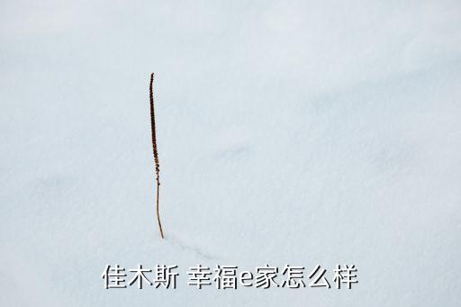 佳木斯 幸福e家怎么样