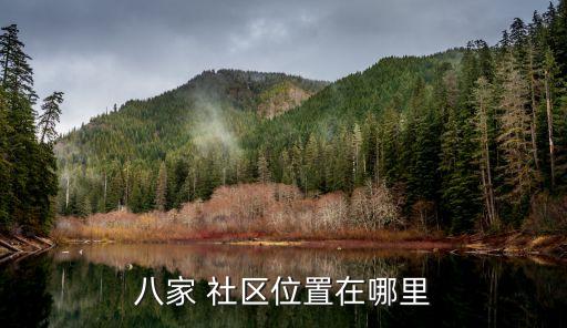 八家 社区位置在哪里