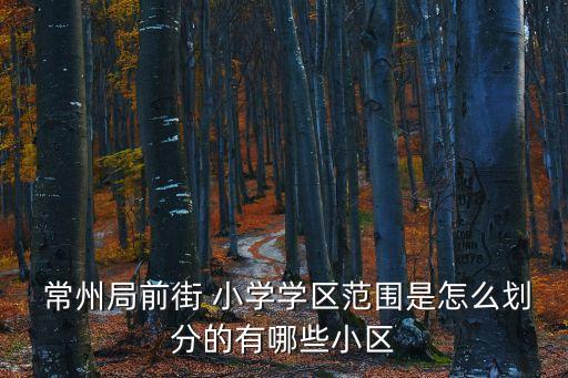 常州二实小学区房有哪些