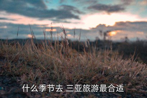 什么季节去 三亚旅游最合适