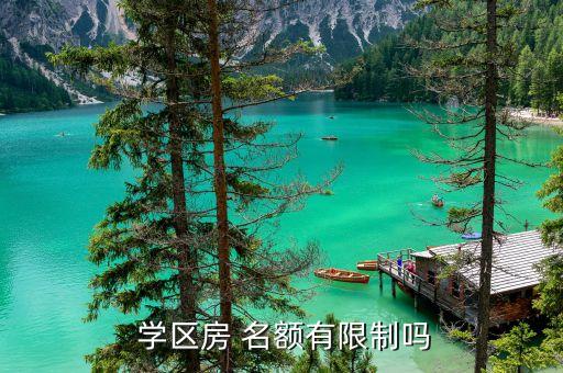  学区房 名额有限制吗