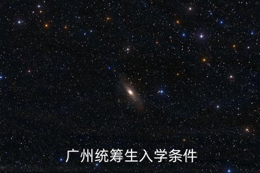  广州统筹生入学条件