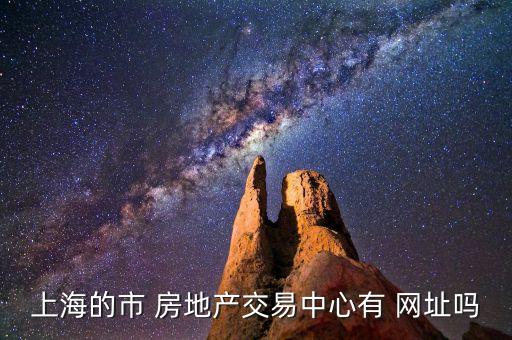上海的市 房地产交易中心有 网址吗