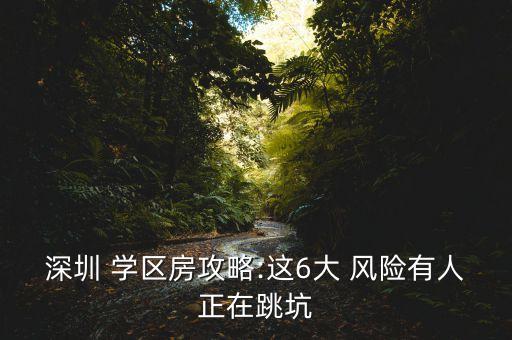 深圳 学区房攻略:这6大 风险有人正在跳坑