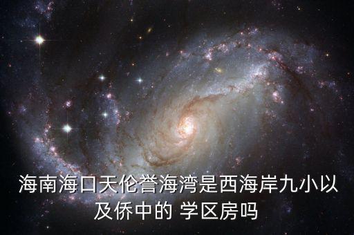  海南海口天伦誉海湾是西海岸九小以及侨中的 学区房吗