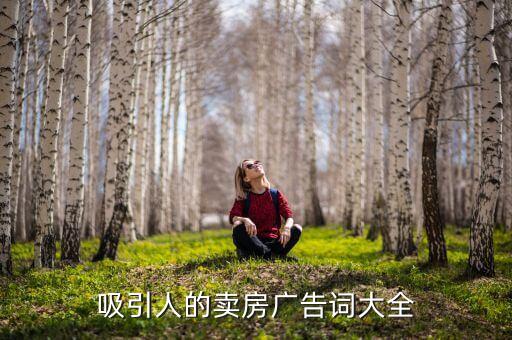 吸引人的卖房广告词大全