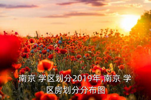 南京 学区划分2019年,南京 学区房划分分布图