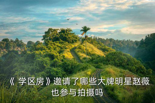 《 学区房》邀请了哪些大牌明星赵薇也参与拍摄吗