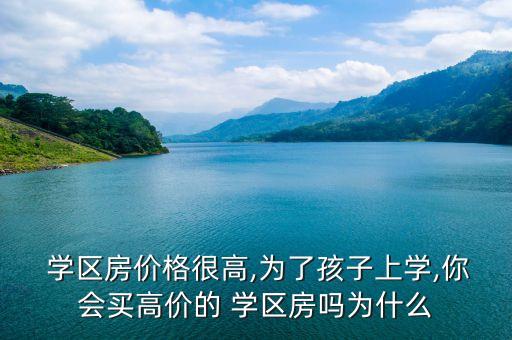  学区房价格很高,为了孩子上学,你会买高价的 学区房吗为什么