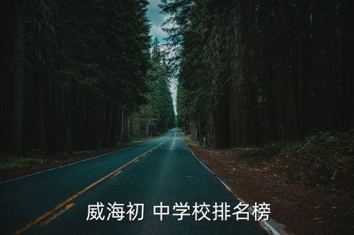  威海初 中学校排名榜