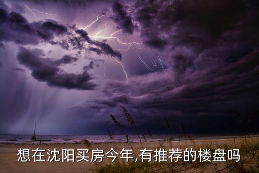想在沈阳买房今年,有推荐的楼盘吗