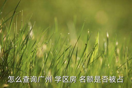 学区房 名额