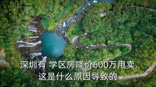  深圳有 学区房降价600万甩卖,这是什么原因导致的